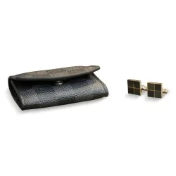 Pair of \"Louis Vuitton\" cufflinks.